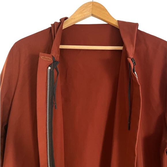 Vintage 1970s Herr’s Furs Nino-Flex Parka Embroidery Rust Brown Size Large - Picture 3 of 14